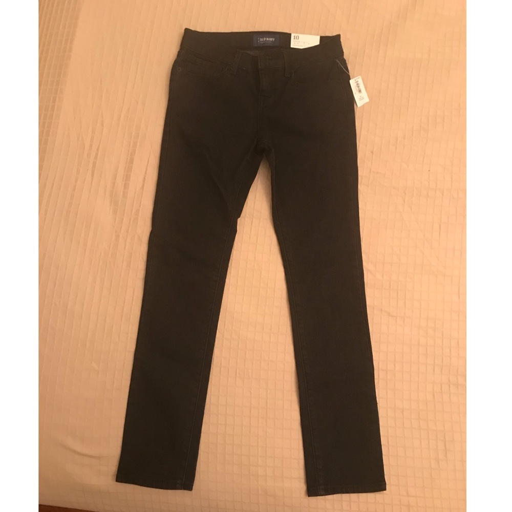 Old Navy girls black skinny jeans size 10 regular